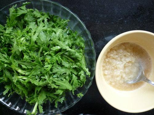 生拌茼蒿的做法